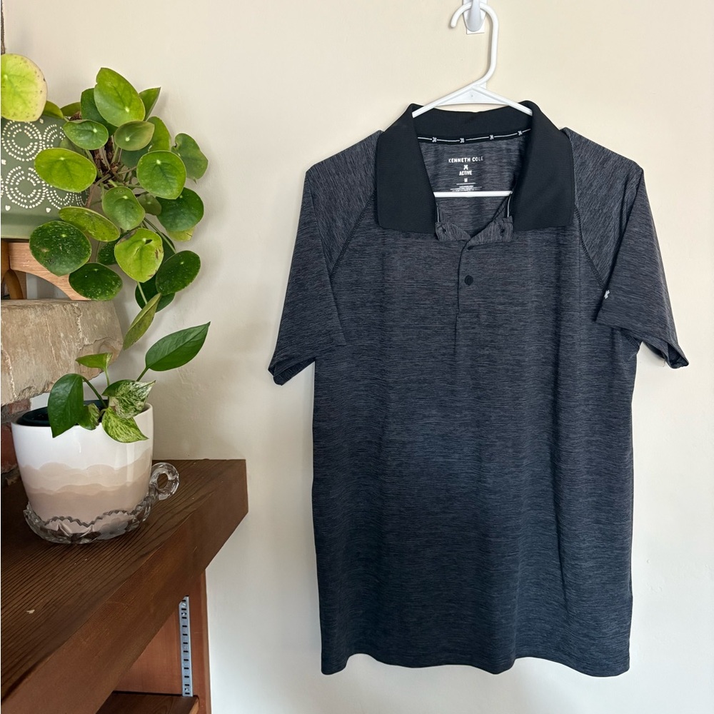 Kenneth Cole | Charcoal Polo Shirt for Men